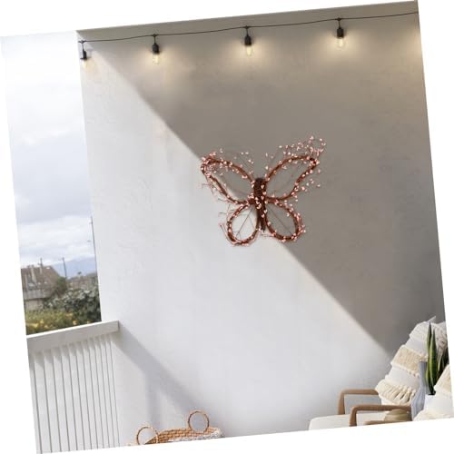 Butterfly Rattan Wreath for Home Decor
