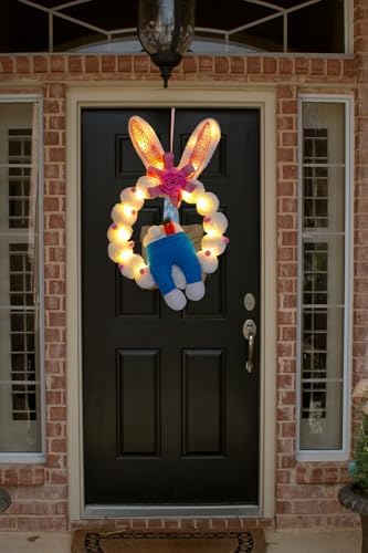ALLYORS 21 Inch Easter Door Wreath