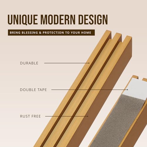 AS Mezuzah Aluminum Case Gold 6 Inches