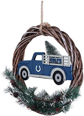 FOCO NFL Unisex Adult Team Logo Holiday Wreath