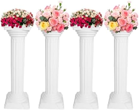 4Pcs Roman Column Set for Wedding and Home Decor