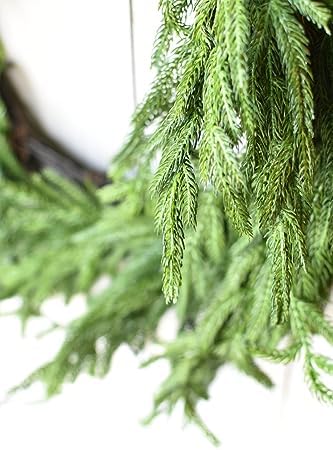Afloral Real Touch Norfolk Pine Wreath 24 Inch