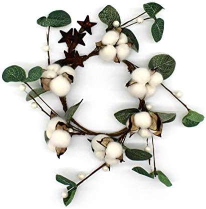 Primitives Rustic Pod Wreath with Barn Stars