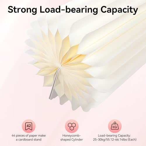 4PCS Foldable Cardboard Display Stand for Wedding Party Cakes