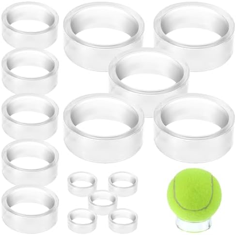 15 Pcs Clear Acrylic Baseball Ring Stand Holder Display Pedestals