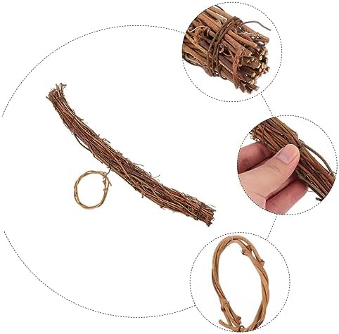 DIY Rattan Wreath Hanger with Wire Frame