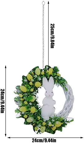 Cakina 2022 Easter Wreath with LED Lights