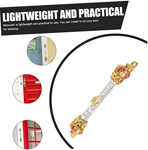 HEALLILY Delicate Metal Mezuzah Door Decor