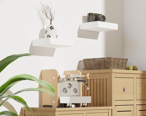 Floating Shelves for Wall with Invisible Bracket Set of 2
