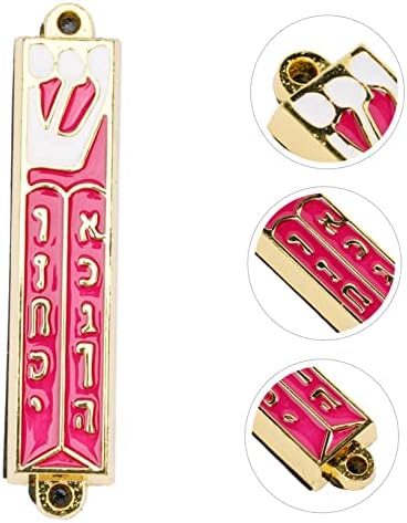 PRETYZOOM Hanukkah Religious Decor Mezuzah Doorway Scroll