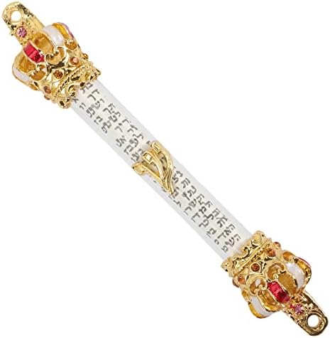 SOLUSTRE Mezuzah Scroll Metal Door Decor