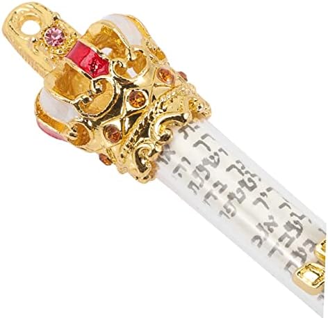 Ciieeo Metal Mezuzah Door Decoration Jewish Mitzvah Ornament