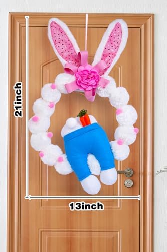 ALLYORS 21 Inch Easter Door Wreath