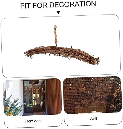 DIY Rattan Wreath Hanger with Wire Frame