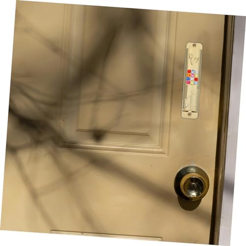 Kosher Mezuzah Scroll Door Decor Metal Frame