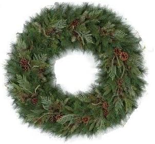 AUTOGRAPH FOLIAGE Timbercove Pine Wreath 48 in Mix Green