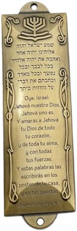 REDYY Door Plaque Spanish Style Antique Metal Mezuzah