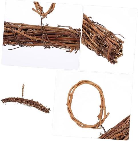 Rattan Wreath Hanger for Front Door Decor