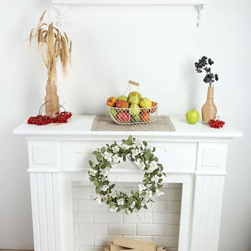 Sullivans 24 Inch White Flower Dogwood Wreath