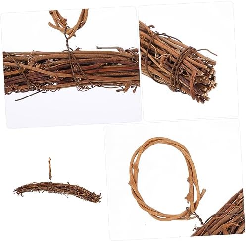 DIY Rattan Wreath Hanger with Wire Frame