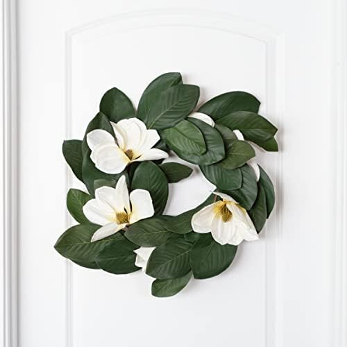 Magnolia Wreath 24 Inch Artificial Spring Door Wreath