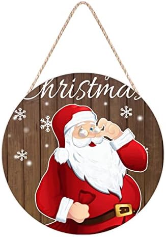 Farmhouse Door Hanger with Holiday Decor