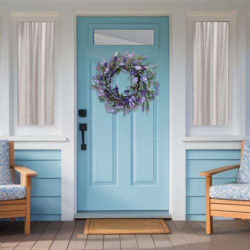 Northlight Lavender Artificial Spring Wreath - 18 Inch
