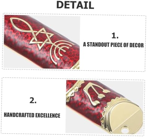 2 Sets Elegant Metal Mezuzah for Home Blessings and Spiritual Protection