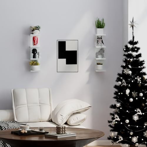 DrWall 7 Tier Floating Shelves Set of 2