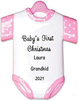 Personalized Babys First Christmas Ornament 2024