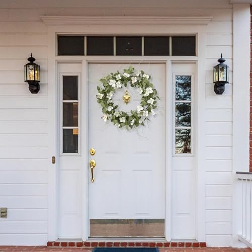 Sullivans 24 Inch White Flower Dogwood Wreath