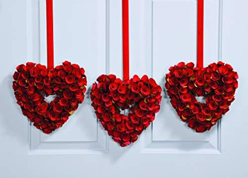 Fun Express Valentine Wreath 10 Inch Heart Decor