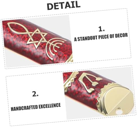 Unomor 2 Sets Pewter Metal Mezuzah with Scroll