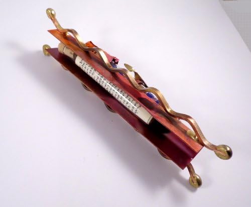 Gary Rosenthal Jewish Wedding Mezuzah Glass Scroll