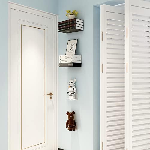 Fentec Invisible Floating Bookshelf 4-Pack White