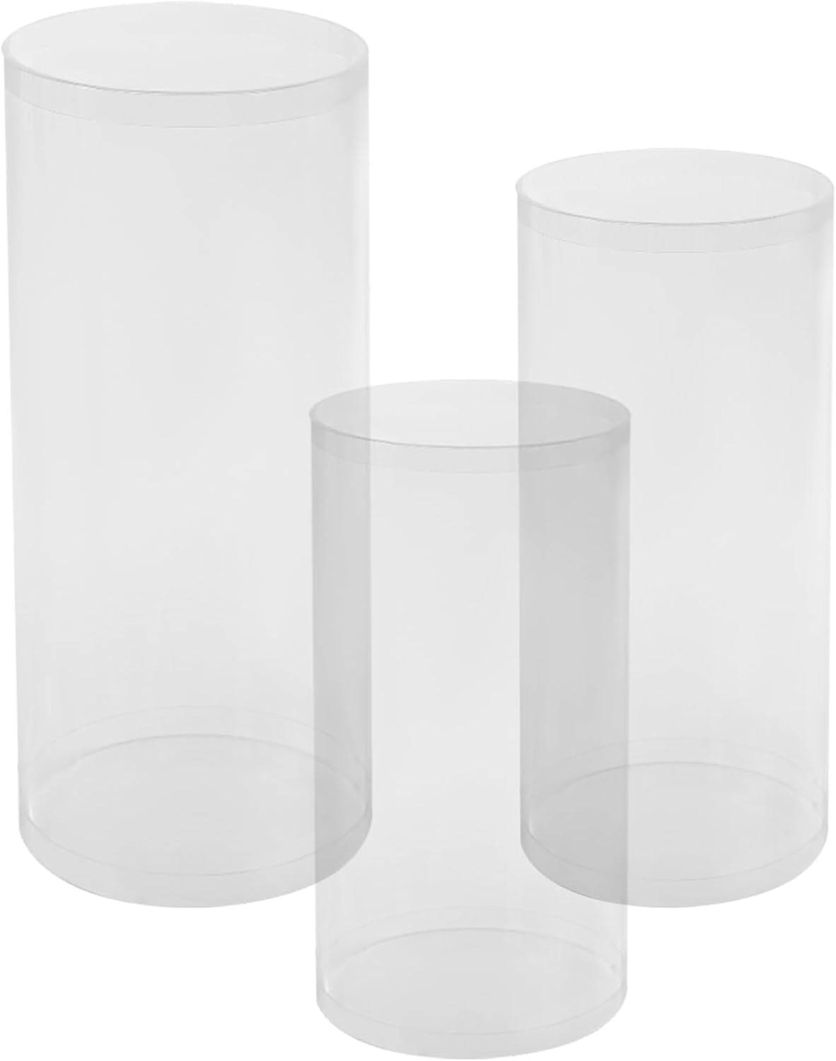 3Pcs Cylinder Stands for Party and Wedding Decor