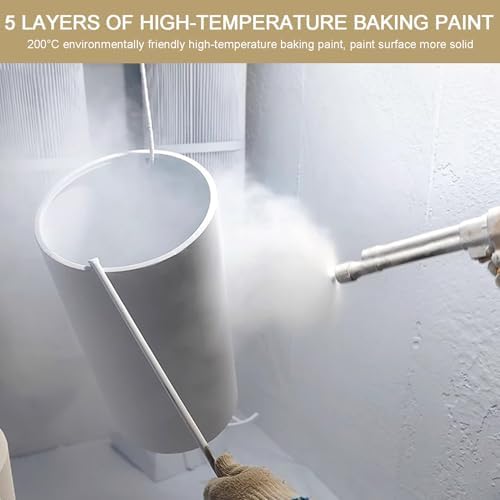 5 Piece White Metal Cylinder Display Stands for Parties