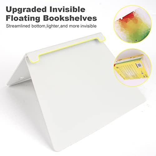 Fentec Invisible Floating Bookshelf 4-Pack White