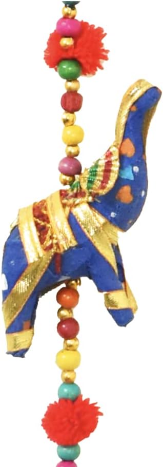 Set of 2 Traditional Elephant Door Decor Hanging Ornament