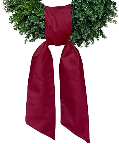 Crimson Door Decor Wreath Sash - Ready for Embroidery