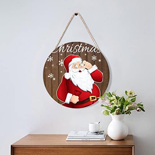 Farmhouse Door Hanger with Holiday Decor
