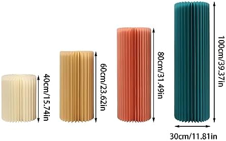 4PCS Light Pink Cylinder Pedestal Stand for Decorations
