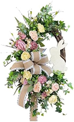 Valentines Outdoor Wreath Spring Easter Door Decor