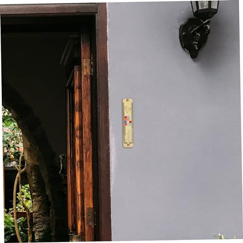 Kosher Mezuzah Scroll Door Decor Metal Frame