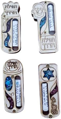 Bluenoemi Traveler Prayer Scroll Set of 4