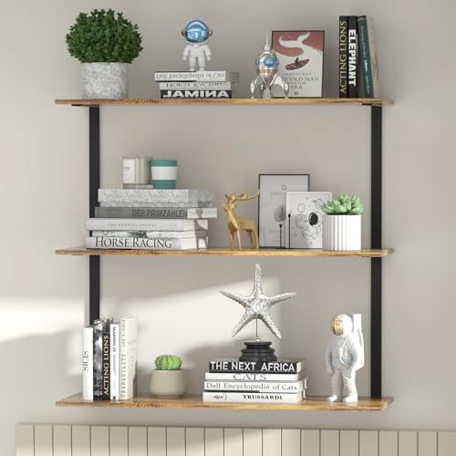 Floating Shelves for Wall 3 Tiers Kitchen Display Shelf