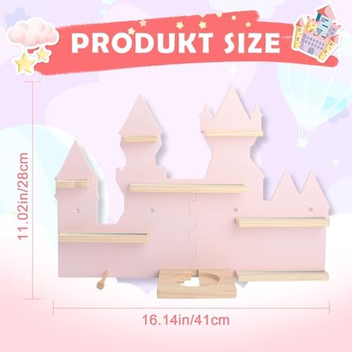 Taladad Wooden Magnetic Floating Shelf for Toniebox