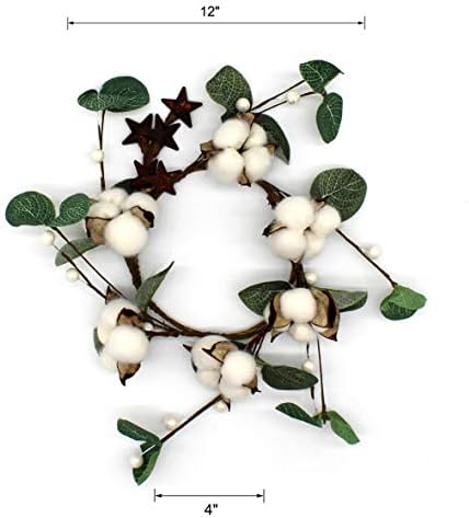 Primitives Rustic Pod Wreath with Barn Stars