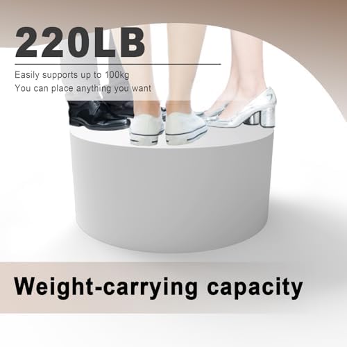 Round Mannequin Display Pedestal Stand White 197x118in