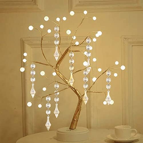 Jishi 30pk Crystal Finial Ornaments for Christmas Decorations